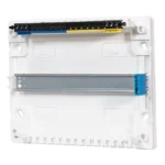 Aufputz Kleinverteiler, 1-reihig, 12+2 Module, Steckklemme PE/N, ohne Tür – Bild 2