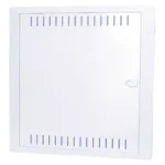 HW/UP Kommunikationsverteiler, 3-reihig, Montageplatte, 3-fach Steckdose