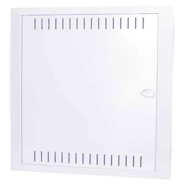 HW/UP Kommunikationsverteiler, 3-reihig, Montageplatte, 3-fach Steckdose