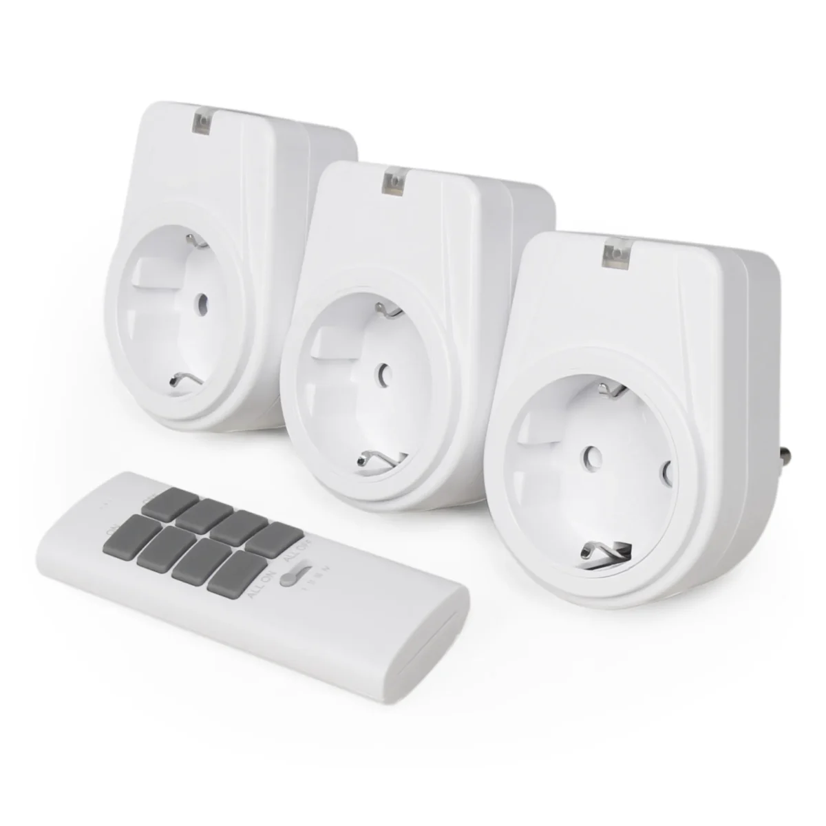 Funksteckdosen-Set McPower "Comfort" 3 Steckdosen + 1 Fernbedienung – Bild 1