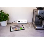 Steckdosenblock McPower "Flair" Aufbau, weiß, 2-fach Schutzkontakt + 2x USB – Bild 5