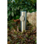 Außensteckdose 2-Fach, IP44, Edelstahl V2A, Ø118x300mm, 3680W/ 16A – Bild 3