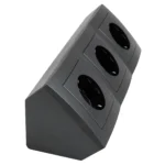 Steckdosenblock McPower "Flair" 250V~/16A, Aufbau, Anthrazit, 3-fach Steckdose – Bild 2