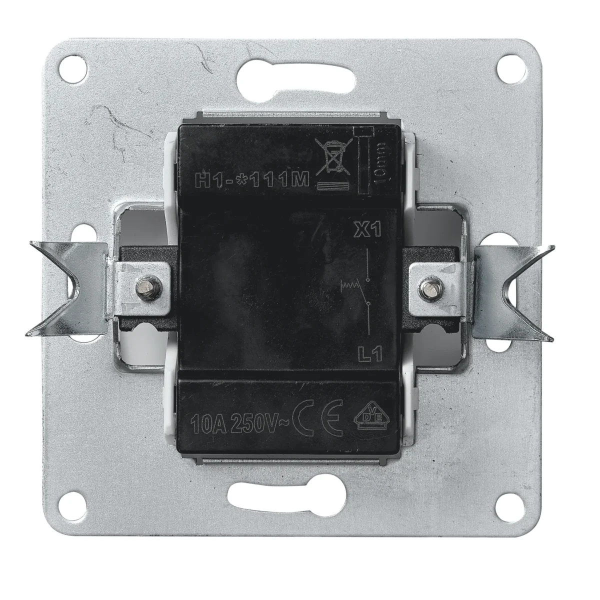 Taster McPower "Flair", 250V~/10A, UP, anthrazit – Bild 2