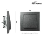 Taster McPower "Flair", 250V~/10A, UP, anthrazit – Bild 3