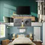 Antennendose McPower "Flair" für TV, Radio und Sat, UP, anthrazit – Bild 5