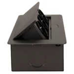 Tisch-Einbausteckdose, 3fach, schwarz, 2500W – Bild 3