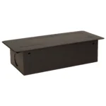 Tisch-Einbausteckdose, 3fach, schwarz, 2500W – Bild 4