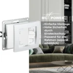 Serien-Schalter McPower "Flair", 2-fach, 250V~/10A, UP, weiß – Bild 4