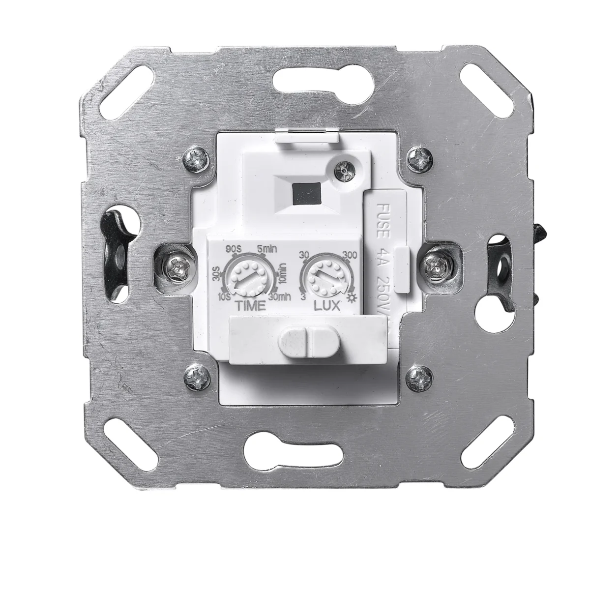 Unterputz IR Bewegungsmelder McShine "LX-23" 160°, 500W, LED geeignet, weiß – Bild 3