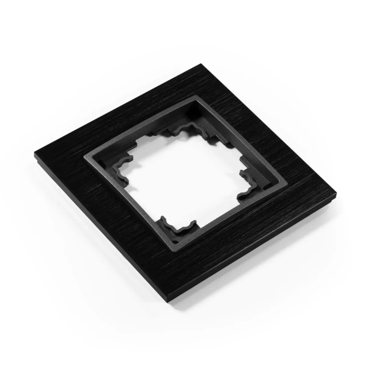 Rahmen McPower "Flair", 1-fach, schwarzes Aluminium – Bild 1