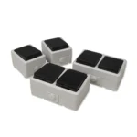 Feuchtraum Set McPower "Taff Waschraum" 4-teilig, grau, IP44