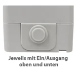 Feuchtraum Set McPower "Taff Starter" 8-teilig, grau, IP44 – Bild 4