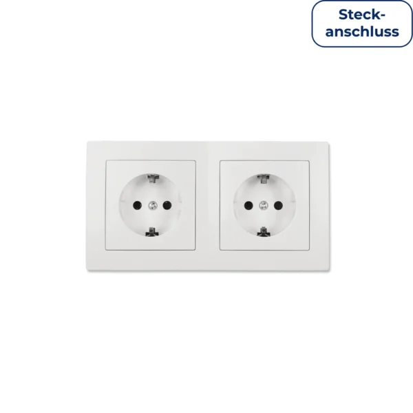 Steckdosen Set McPower Flair "Beginner 2S Profi", 3-teilig, weiß, Steckanschluss