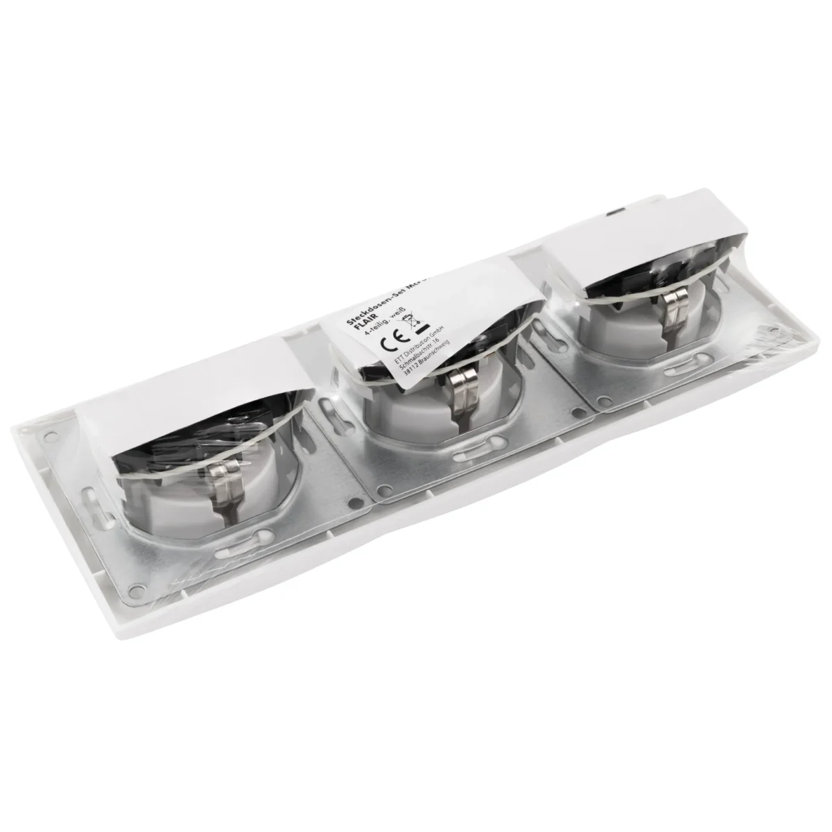 Steckdosen Set McPower Flair "Beginner 3S Profi" 4-teilig, weiß, Steckanschluss – Bild 5