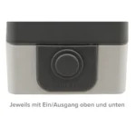 Feuchtraum Steckdose McPower "Secure", 250V~/16A, IP44, AP, grau – Bild 2
