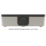 Feuchtraum Doppel-Steckdose McPower "Secure", 250V~/16A, IP44, AP, grau – Bild 2