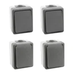 Feuchtraum Set McPower "Secure Flur" 4-teilig, grau, IP44