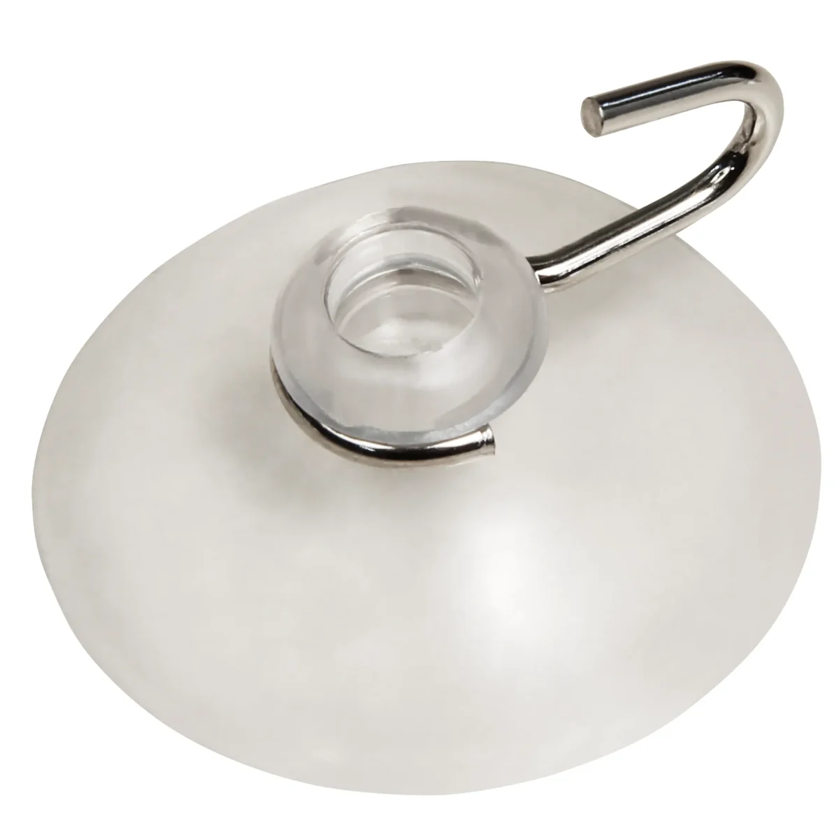 Saugnapf McPower, Ø40mm mit Metallhaken, max. 1kg, transparent, 10er-Pack – Bild 2