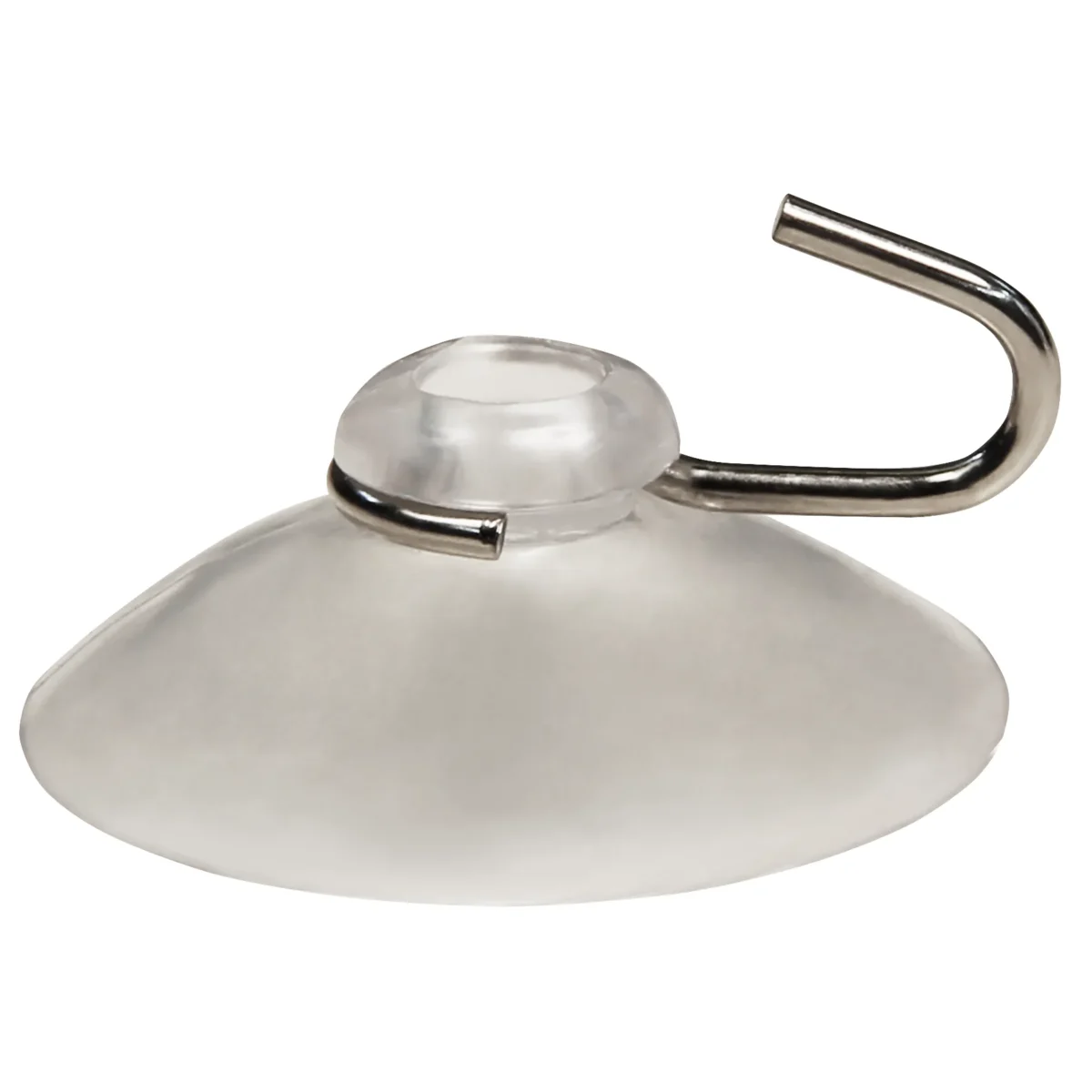 Saugnapf McPower, Ø40mm mit Metallhaken, max. 1kg, transparent, 10er-Pack – Bild 3