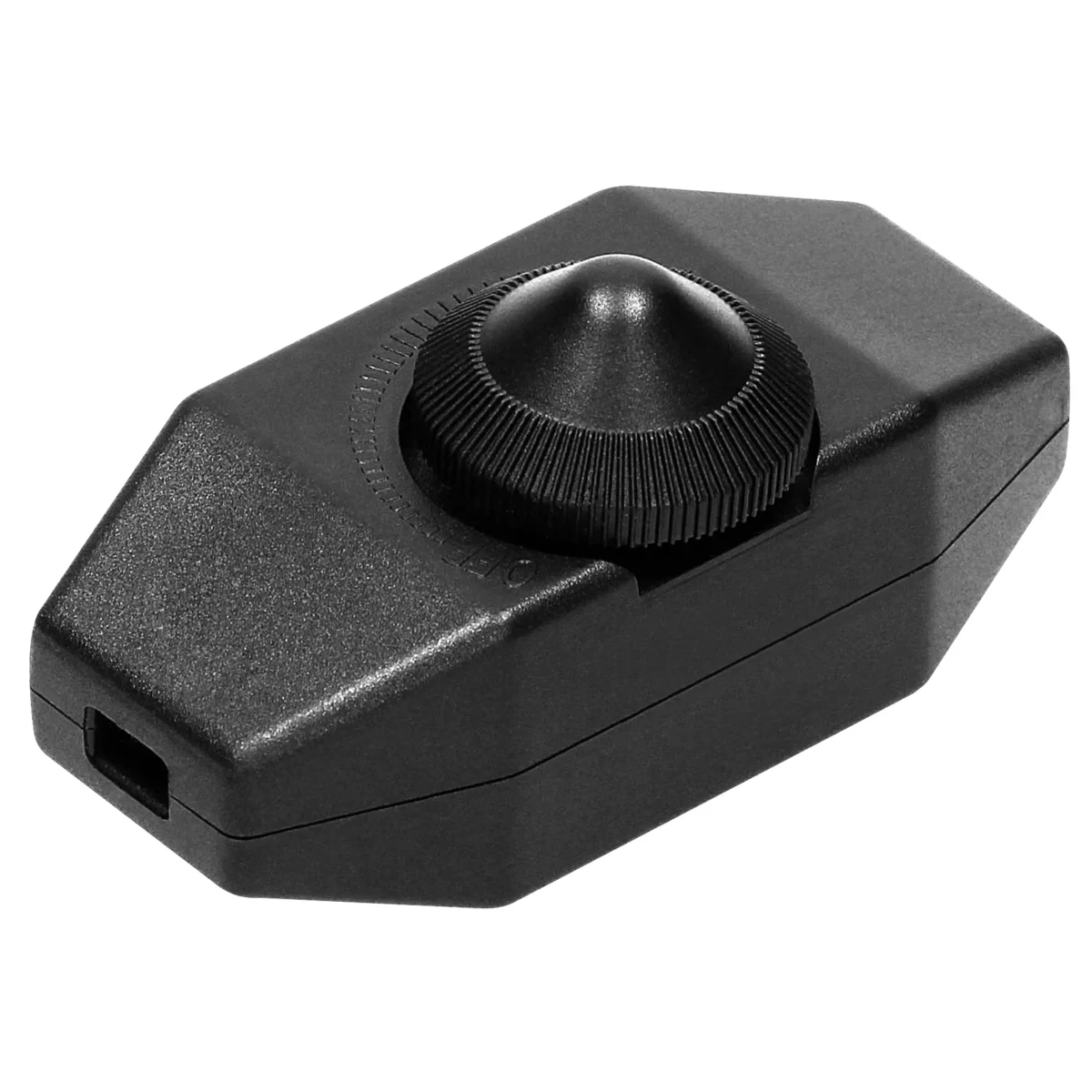 Schnur-Zwischendimmer schwarz, stufenlos, 80W – Bild 1