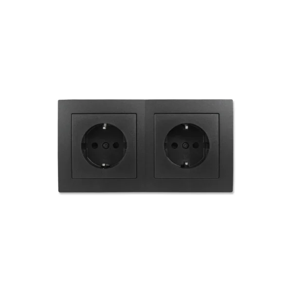 Steckdosen Set McPower Flair "Beginner 2S" 3-teilig, anthrazit