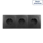 Steckdosen Set McPower Flair "Beginner 3S Profi" 4-teilig, Steckanschluss