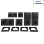 Schalter und Steckdosen Set McPower Flair "Standard Profi" 20-teilig, anthrazit