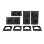 Schalter und Steckdosen Set McPower Flair "Starter" 16-teilig, anthrazit