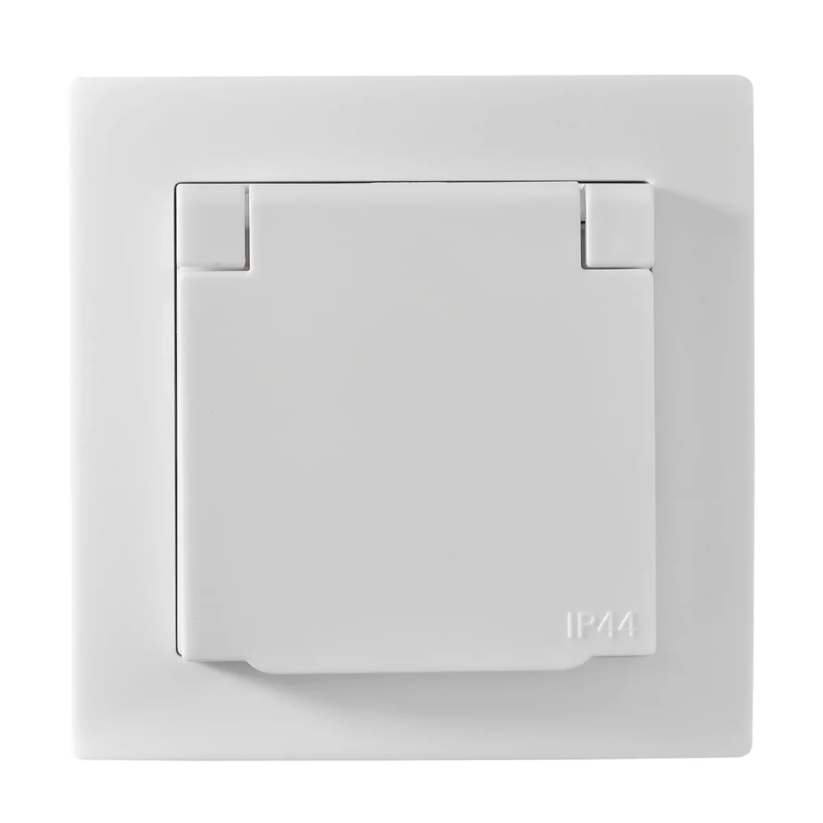 Schutzkontakt-Steckdose McPower "Flair", 250V~/16A, UP, IP44, weiß – Bild 1
