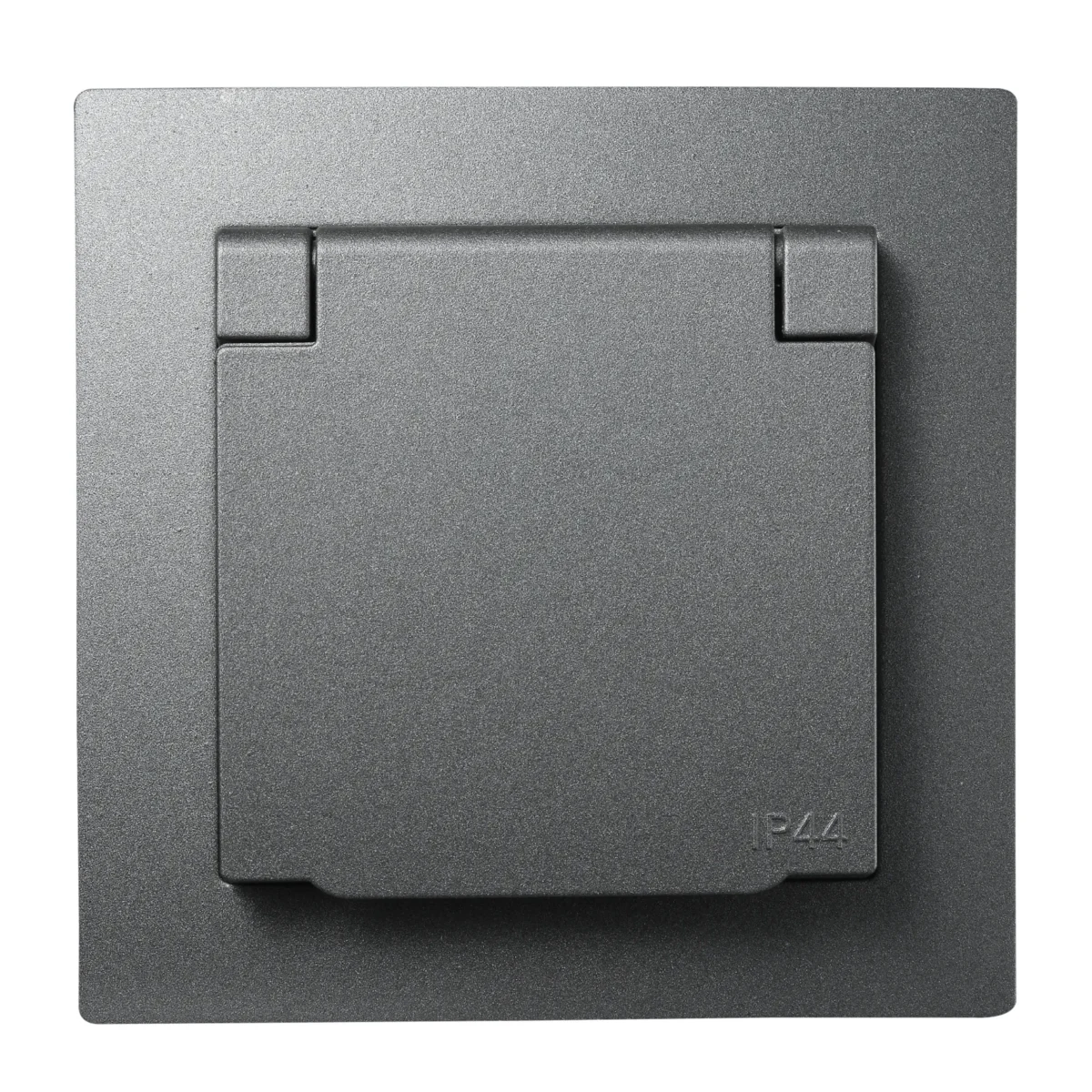Schutzkontakt-Steckdose McPower "Flair", 250V~/16A, UP, IP44, anthrazit – Bild 1