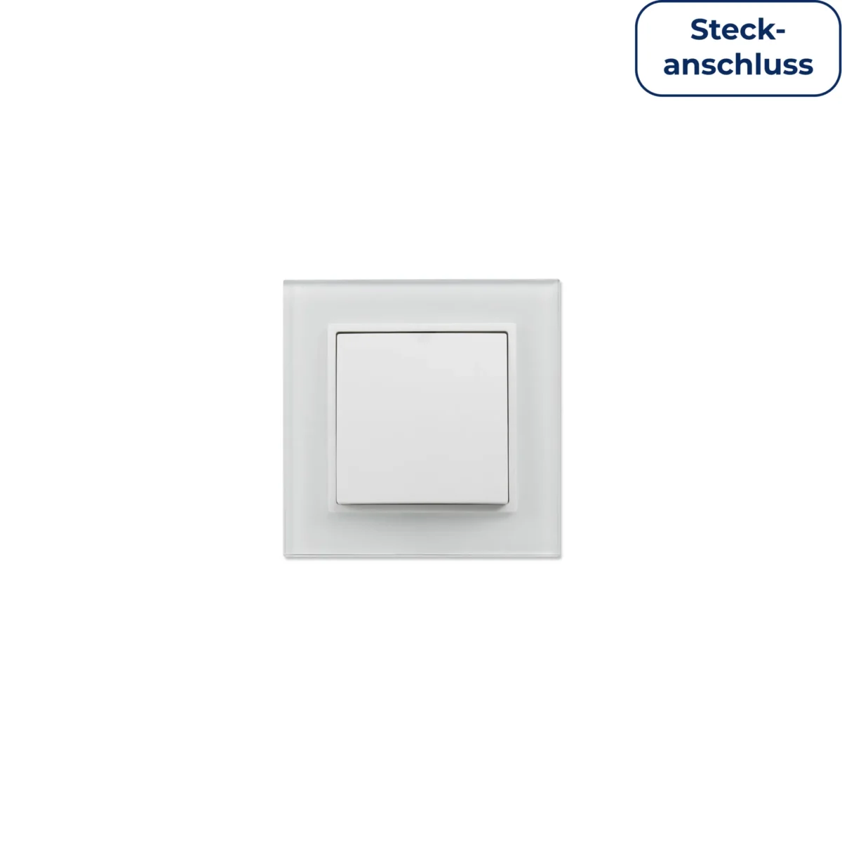 Wechselschalter McPower "Flair", 250V~/10A, UP, Steckanschluss, weiß – Bild 1