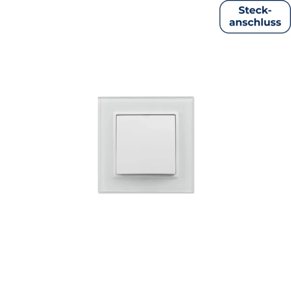 Wechselschalter McPower "Flair", 250V~/10A, UP, Steckanschluss, weiß