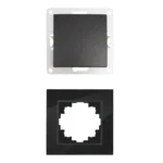 Wechselschalter McPower "Flair", 250V~/10A, UP, anthrazit, inkl. Glasrahmen – Bild 3
