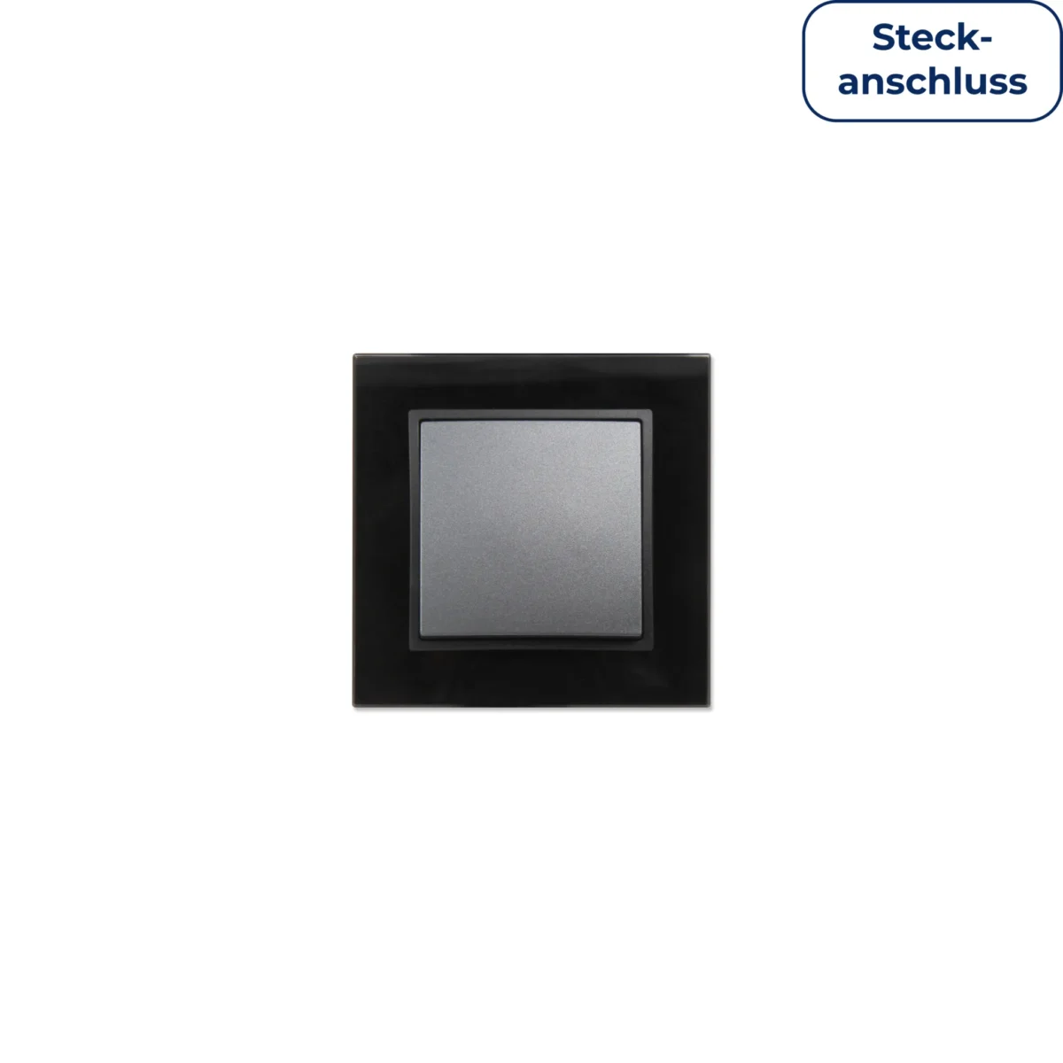 Wechselschalter McPower "Flair", 250V~/10A, UP, Steckanschluss, anthrazit – Bild 1