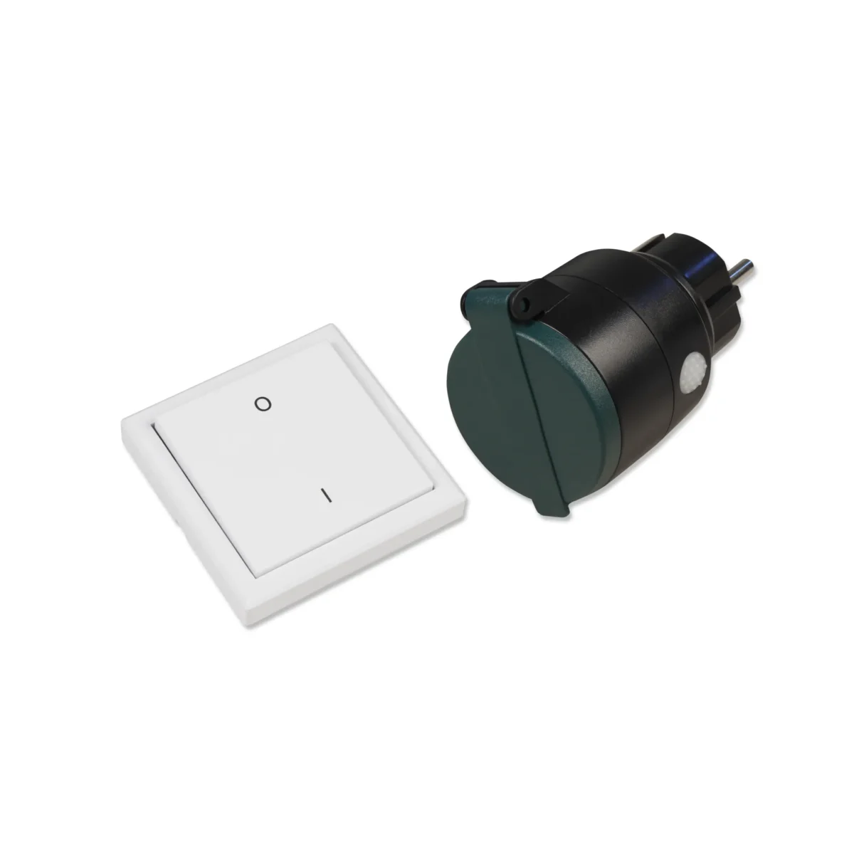 Funk-Schalter Set McPower "Comfort" Outdoor-Steckdose + Schalter, max. 3000W – Bild 1