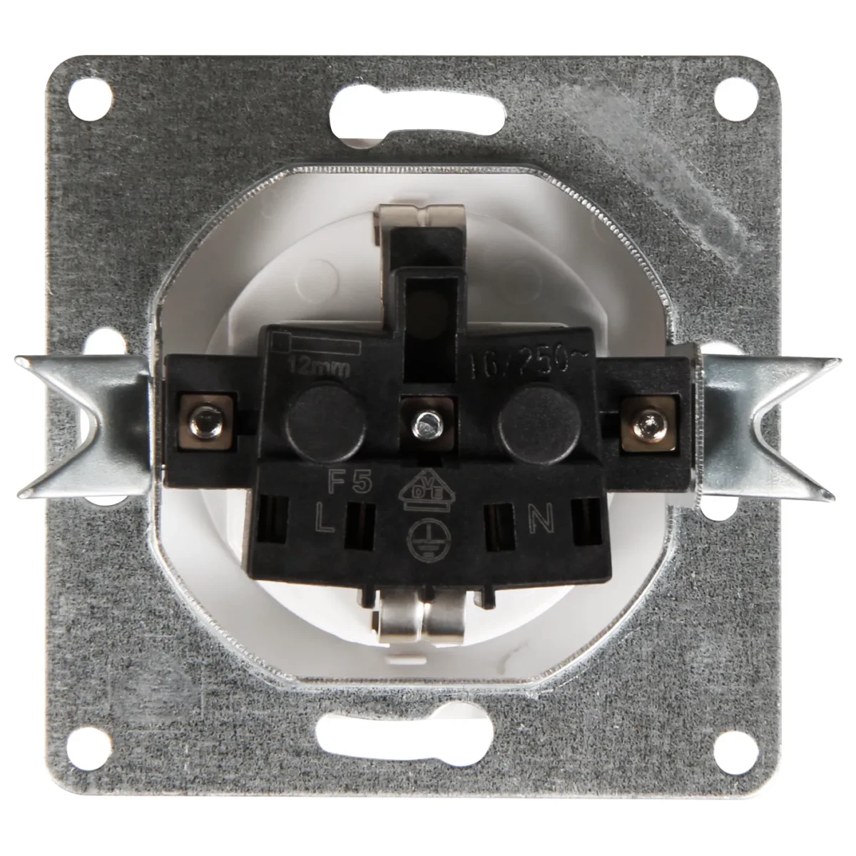 Schutzkontakt-Steckdose McPower "Flair" 250V~/16A, Einsteckschutz, 36er-Pack – Bild 3