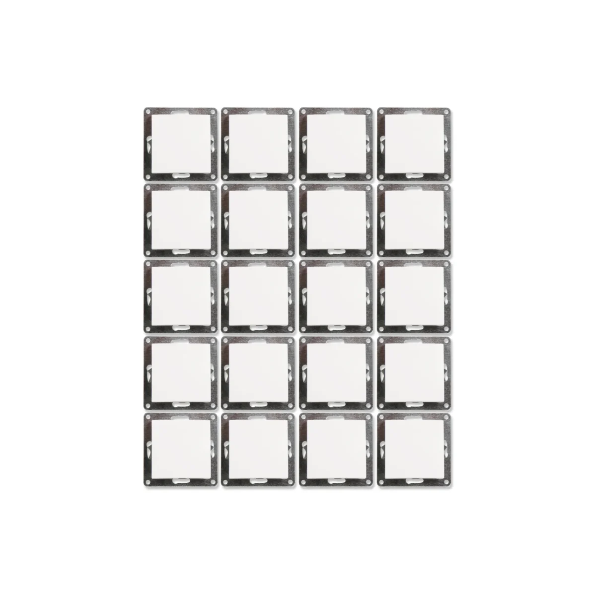 Wechselschalter McPower "Flair", 250V~/10A, UP, weiß, 20er-Pack – Bild 1