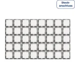 Wechselschalter McPower "Flair", 250V~/10A, UP, Steckanschluss, weiß, 40er-Pack
