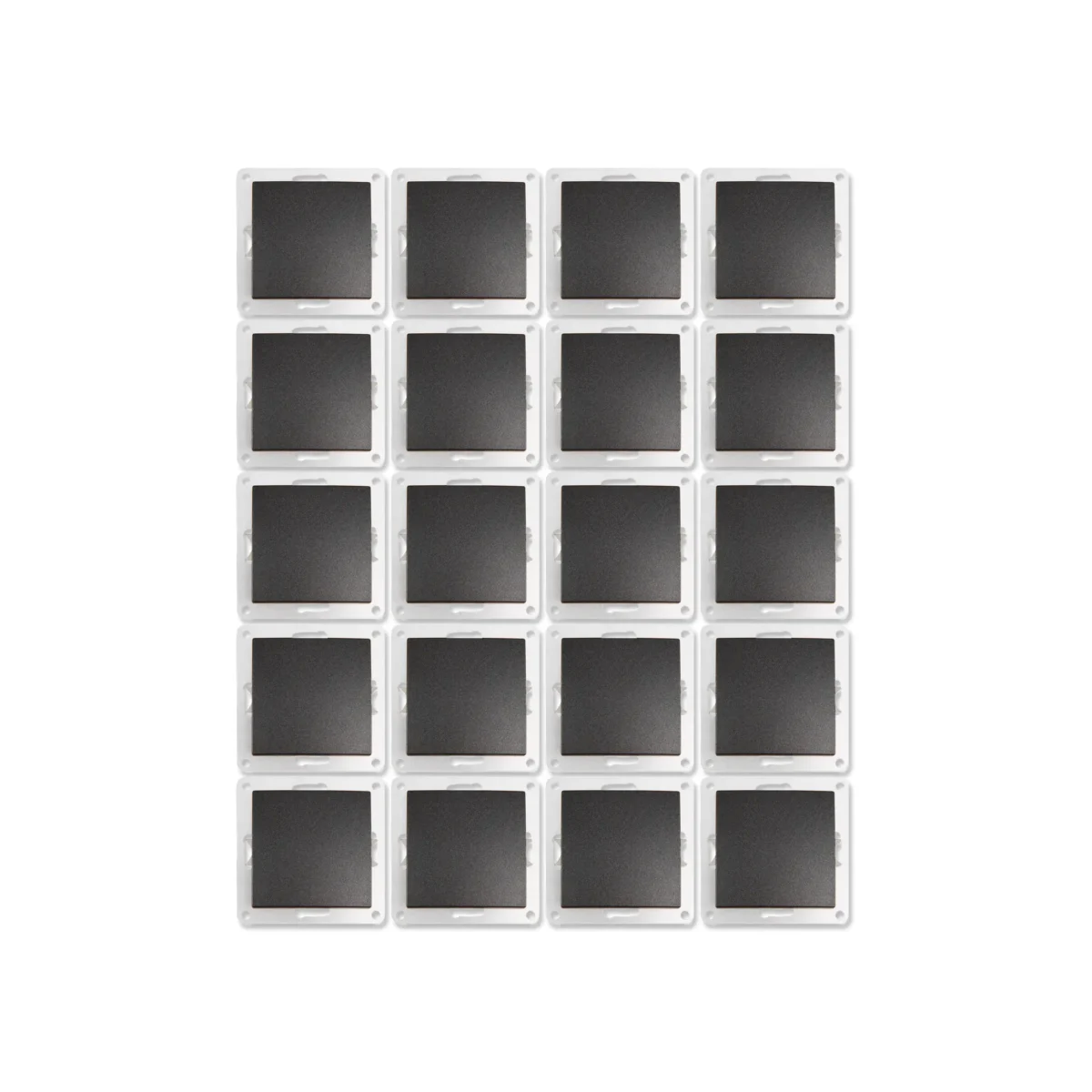Wechselschalter McPower "Flair", 250V~/10A, UP, anthrazit, 20er-Pack – Bild 1