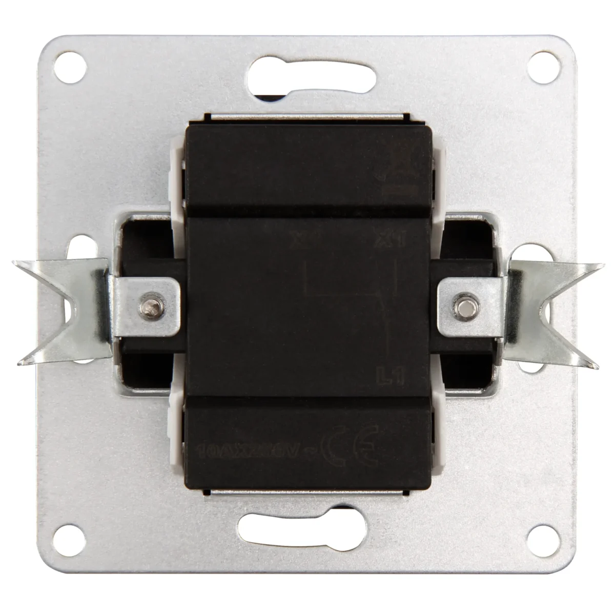 Wechselschalter McPower "Flair", 250V~/10A, UP, anthrazit, 40er-Pack – Bild 3