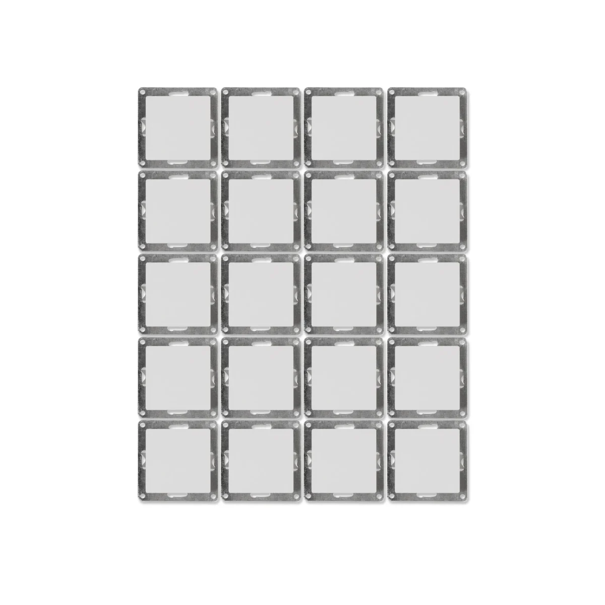Wechselschalter McPower "Cup" 250V~/10A, UP, weiß, 20er-Pack – Bild 1