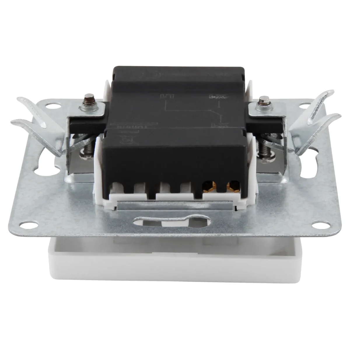 Wechselschalter McPower "Cup" 250V~/10A, UP, Steckanschluss, weiß, 40er-Pack – Bild 4