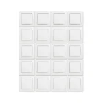 Wechselschalter McPower "Flair", 250V~/10A, UP, weiß, inkl. Rahmen, 20er-Pack