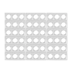 Rahmen McPower "Flair", 3-fach, weiß, 18er-Pack