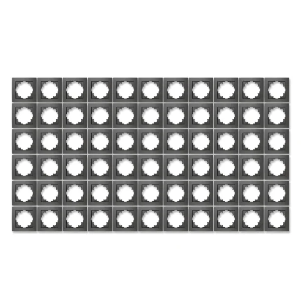 Rahmen McPower "Flair", 1-fach, anthrazit, 66er-Pack