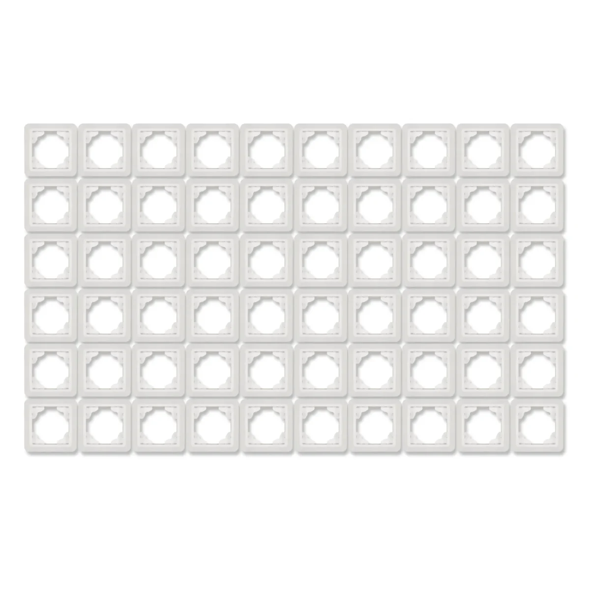 Rahmen McPower "Cup" 1-fach, weiß, 60er-Pack – Bild 1