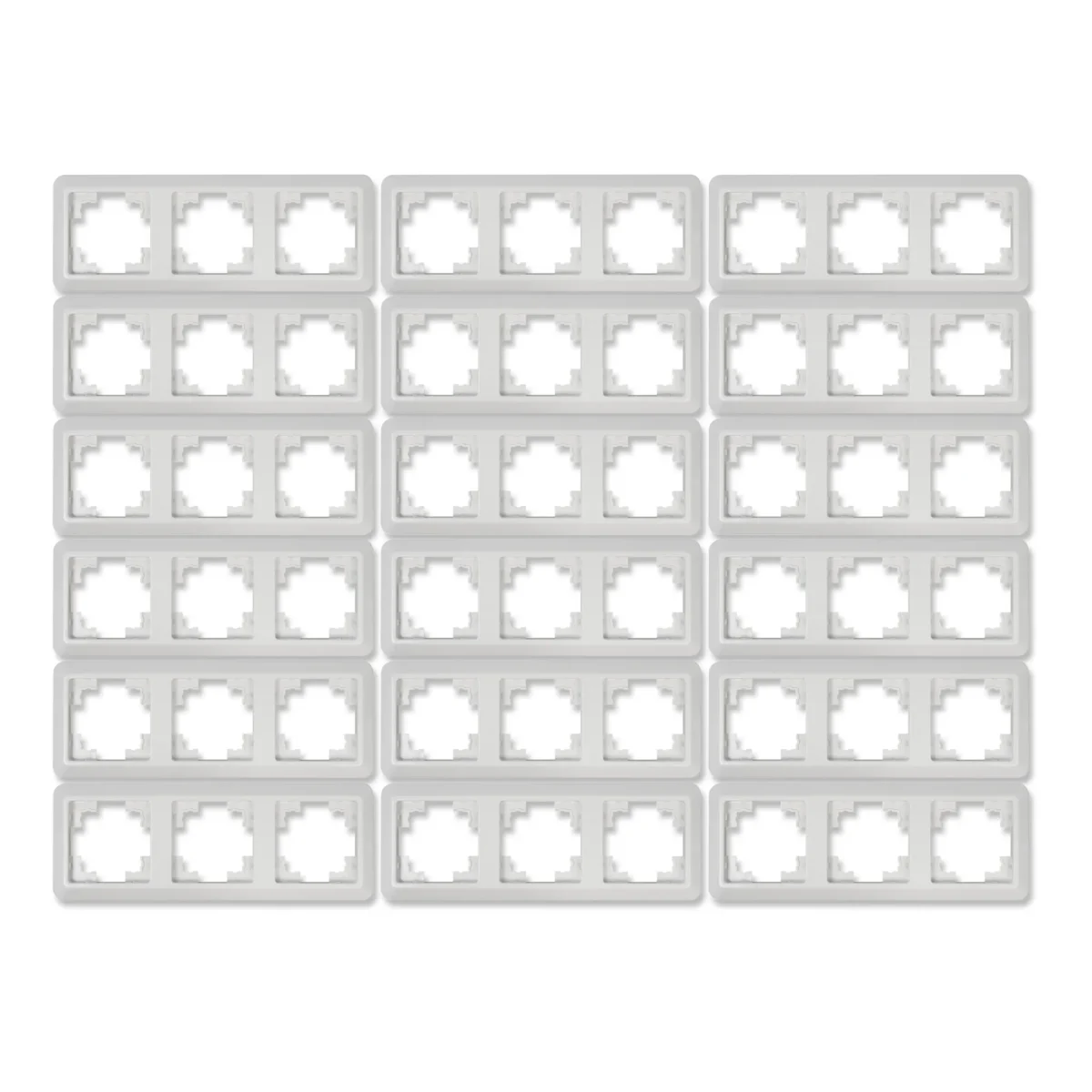 Rahmen McPower "Cup" 3-fach, weiß, 18er-Pack – Bild 1