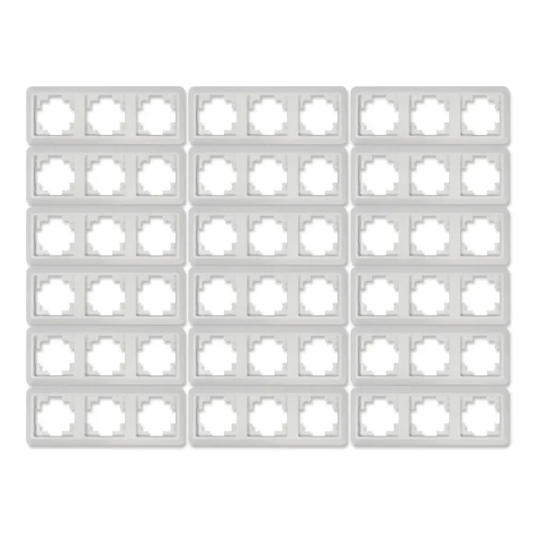 Rahmen McPower "Cup" 3-fach, weiß, 18er-Pack