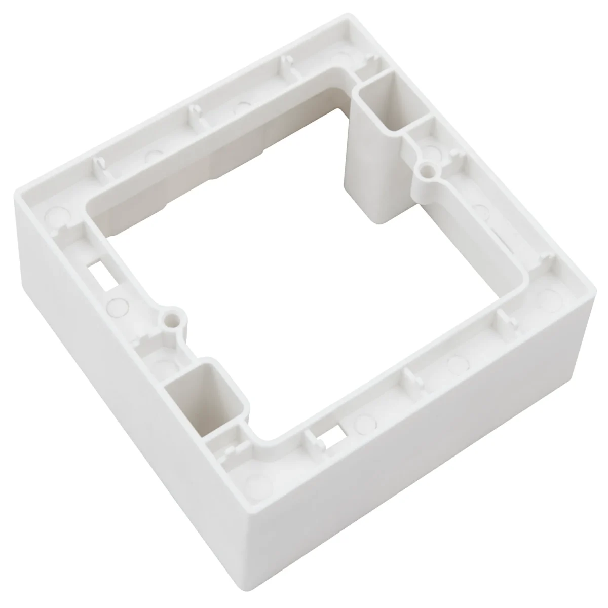Aufputz-Rahmen McPower "Flair" 80x80x35mm, mit Montagebohrung – Bild 1